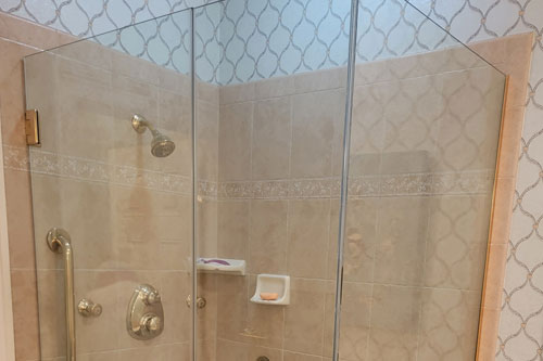 Shower glass replacement photo